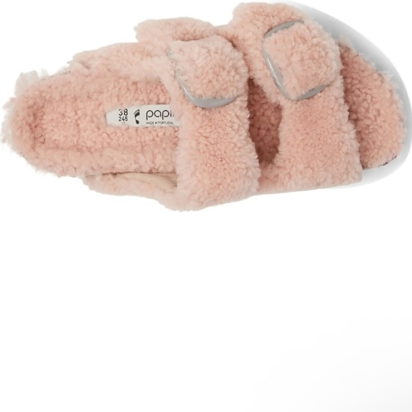 NWOT or Box Birkenstock Papillo Pink shearling big buckle Size 40 - Picture 2 of 4